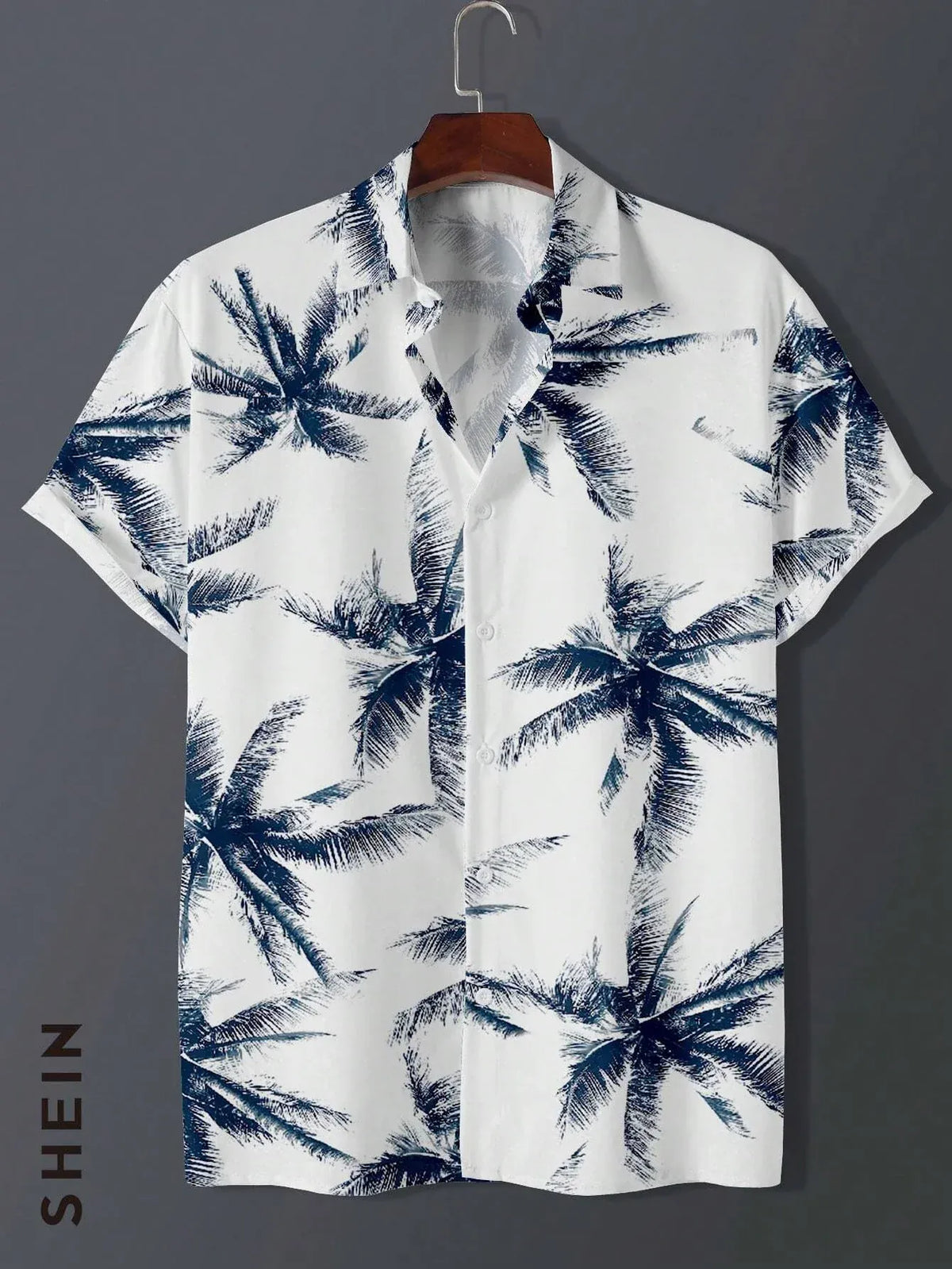 KissICON CSZHD20250111R / 3XL Luxury Black Hawaiian Shirt Vintage Funny Slim Fit