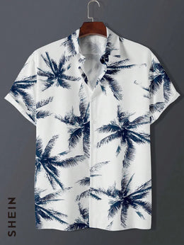KissICON CSZHD20250111R / 3XL Luxury Black Hawaiian Shirt Vintage Funny Slim Fit