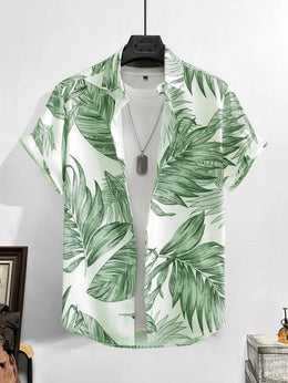 KissICON CSZHD20250111X / 5XL Luxury Black Hawaiian Shirt Vintage Funny Slim Fit
