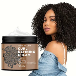 KissICON Curly Hair Styling Cream Anti Frizz Smooth Glossy