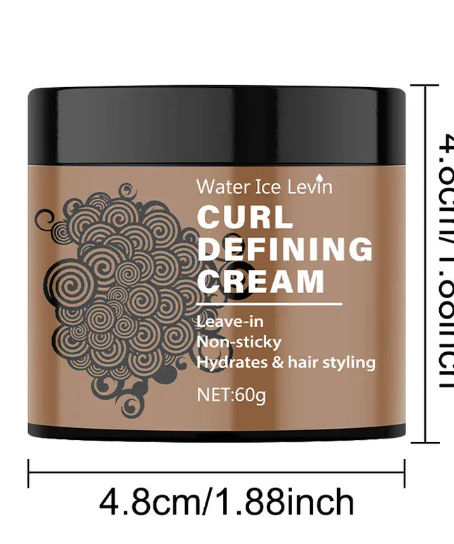 KissICON Curly Hair Styling Cream Anti Frizz Smooth Glossy