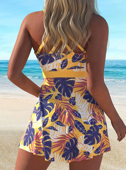 KissICON Curvaswim Curve Yellow Tankini