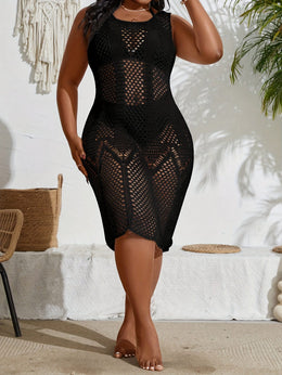 KissICON Curve Black Lace Beach Coverup – Vacation
