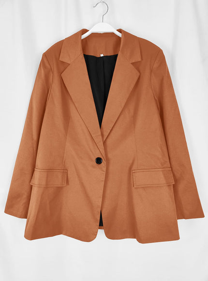 KissICON Curve Black Tailored Blazer – Wrinkleresistant Machinewashable