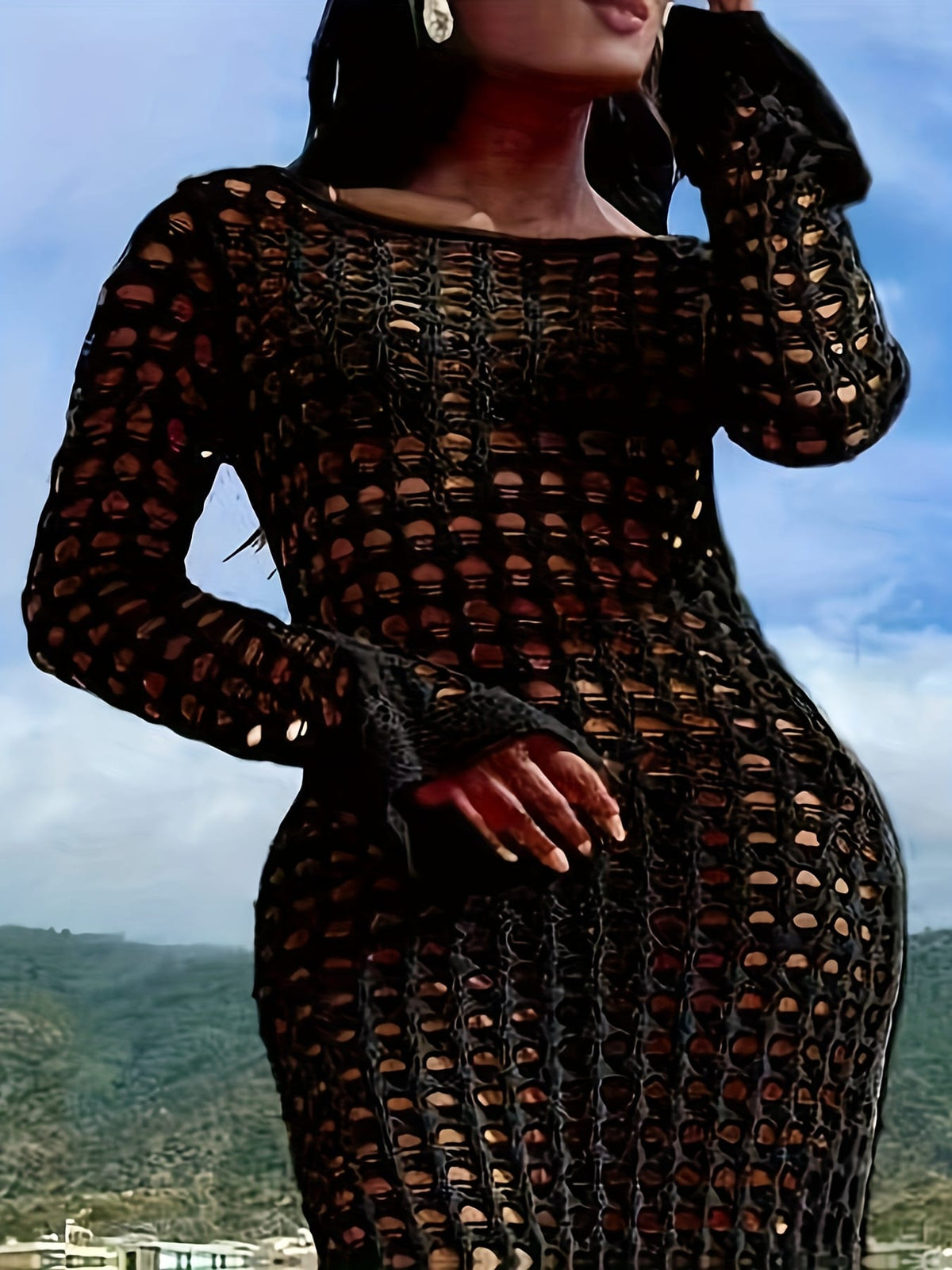 KissICON Curve Boho Chic Maxi Dress – Beach Vacation Ready