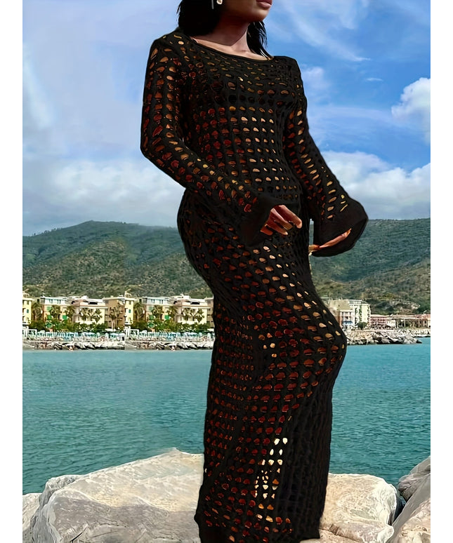 KissICON Curve Boho Chic Maxi Dress – Beach Vacation Ready
