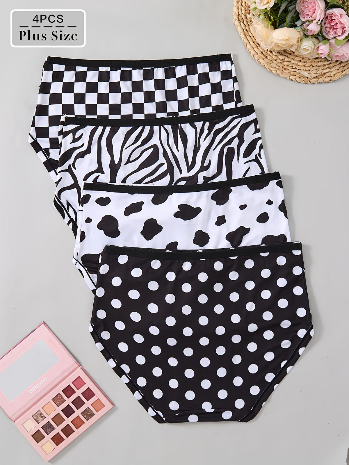 KissICON Curve Comfy Checkered Polka Dot