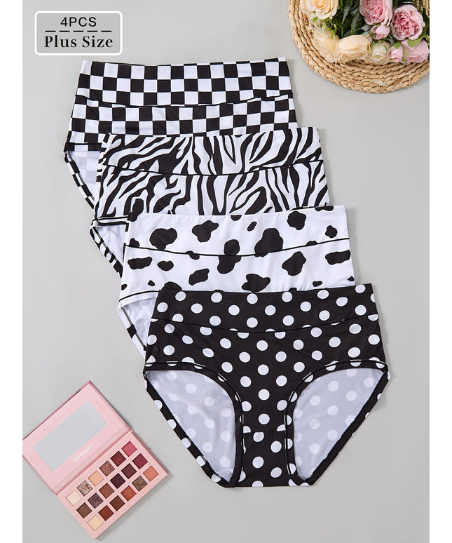KissICON Curve Comfy Checkered Polka Dot