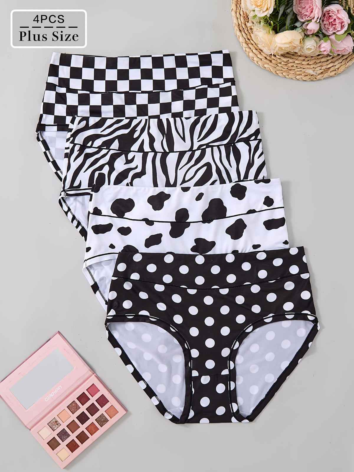 KissICON Curve Comfy Checkered Polka Dot