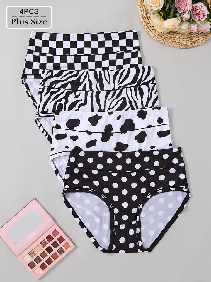 Curve Comfy Checkered Polka Dot