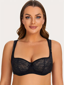 KissICON Curve Elegant Bra – Women's Bow Decor