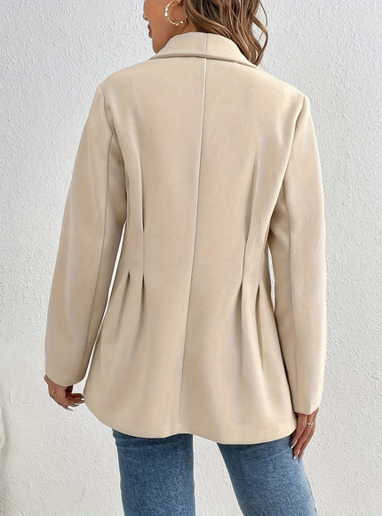 KissICON Curve Elegant Buttonup Blazer – Chic Washable