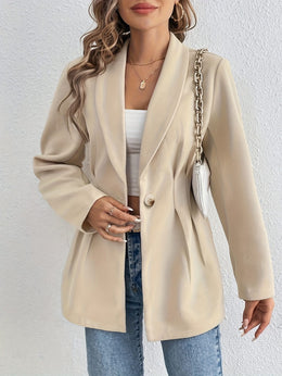 KissICON Curve Elegant Buttonup Blazer – Chic Washable