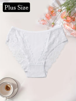 KissICON Curve Elegant Lace Floral Panties