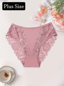 KissICON Curve Elegant Lace Floral Panties