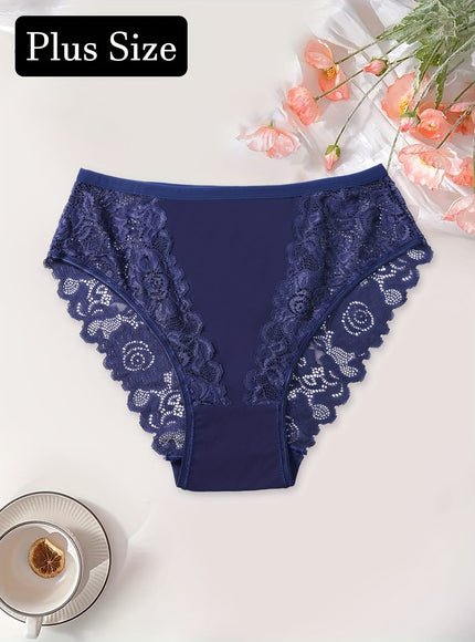 KissICON Curve Elegant Lace Floral Panties