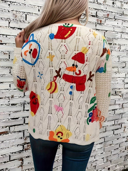 KissICON Curve Gingerbread Cozy Buttonfront Holiday