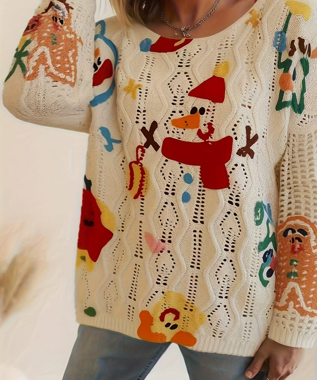 KissICON Curve Gingerbread Cozy Buttonfront Holiday