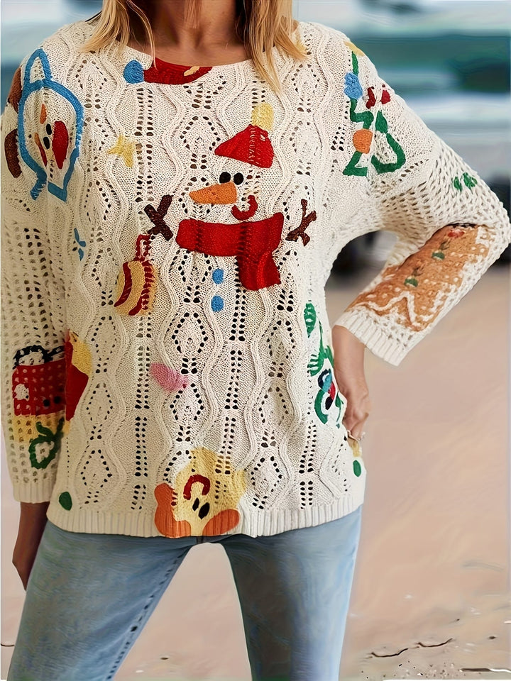 Curve Gingerbread Cozy Buttonfront Holiday