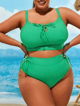 KissICON Curve Green Tieup Bikini – Chic Beach Pool