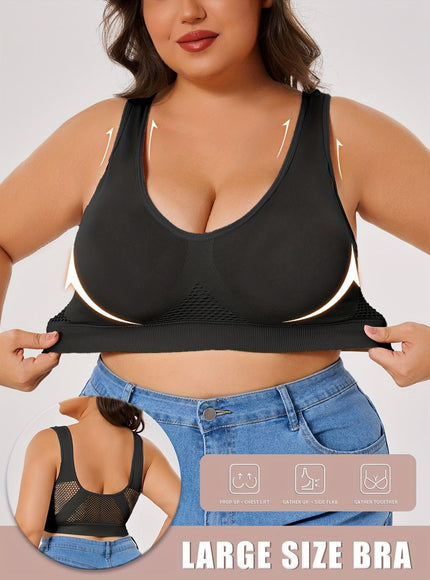 KissICON Curve Highsupport Wireless Sports Bra – Comfy