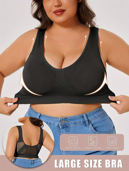KissICON Curve Highsupport Wireless Sports Bra – Comfy