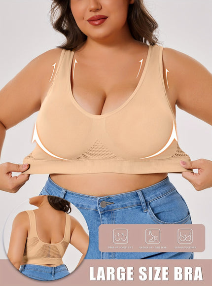 KissICON Curve Highsupport Wireless Sports Bra – Comfy