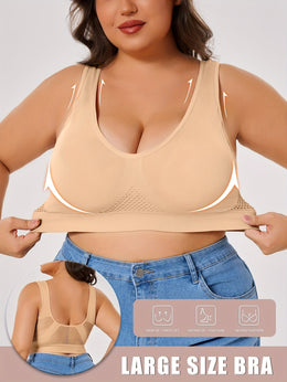 KissICON Curve Highsupport Wireless Sports Bra – Comfy