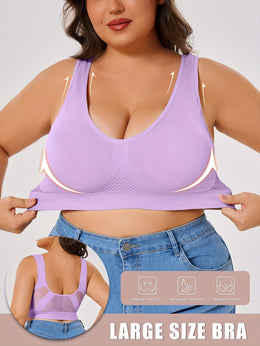 KissICON Curve Highsupport Wireless Sports Bra – Comfy