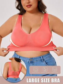 KissICON Curve Highsupport Wireless Sports Bra – Comfy