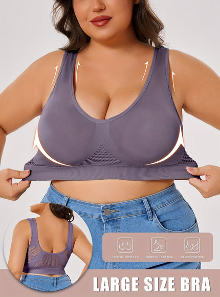 KissICON Curve Highsupport Wireless Sports Bra – Comfy