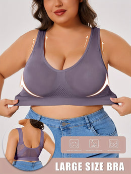 KissICON Curve Highsupport Wireless Sports Bra – Comfy