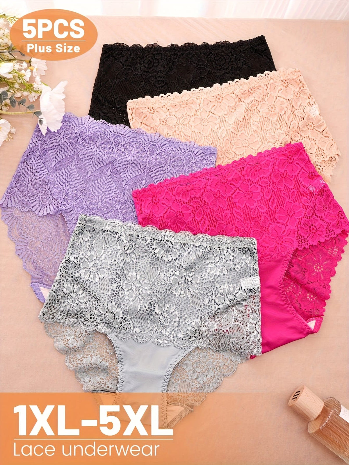 KissICON Curve Lace Panties Highwaisted Tummy