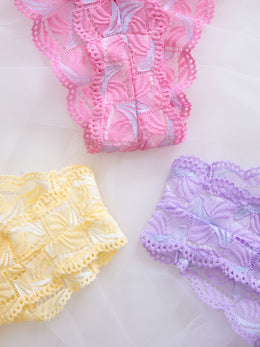 KissICON Curve Lace Thong Briefs – Comfy 3pack