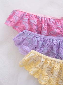 KissICON Curve Lace Thong Briefs – Comfy 3pack
