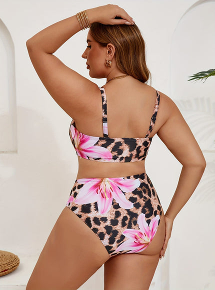 KissICON Curve Leopard Print Bikini – Detachable Straps