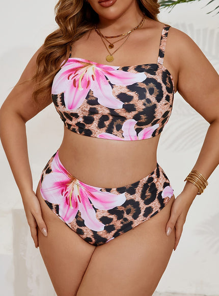 KissICON Curve Leopard Print Bikini – Detachable Straps