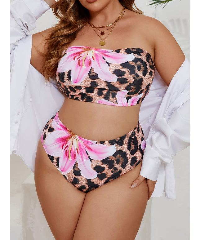 KissICON Curve Leopard Print Bikini – Detachable Straps