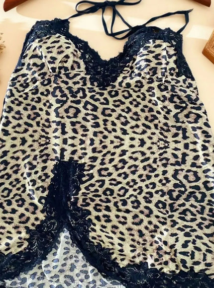 KissICON Curve Leopard Print Women's Camisole