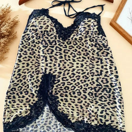 KissICON Curve Leopard Print Women's Camisole