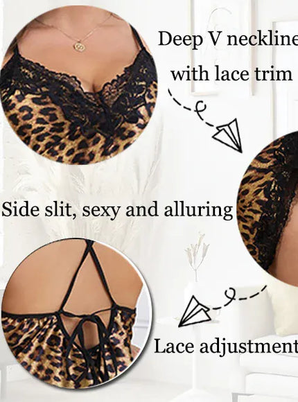 KissICON Curve Leopard Print Women's Camisole