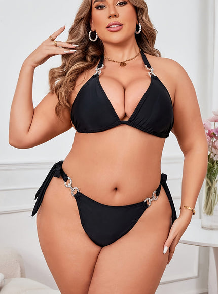 KissICON Curve Metallic Bikini – Chain Detail