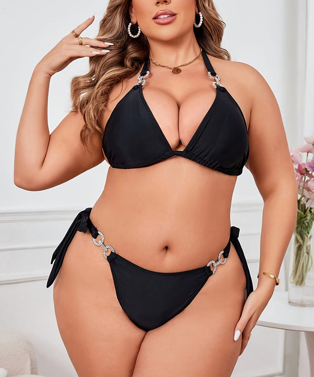 KissICON Curve Metallic Bikini – Chain Detail