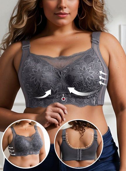 KissICON Curve Minimizer Pushup Lace Shaping Bra