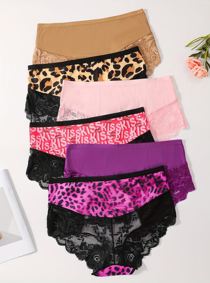 KissICON Curve Panties 6pack Comfy Spliced