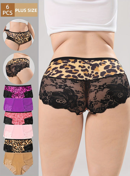 KissICON Curve Panties 6pack Comfy Spliced