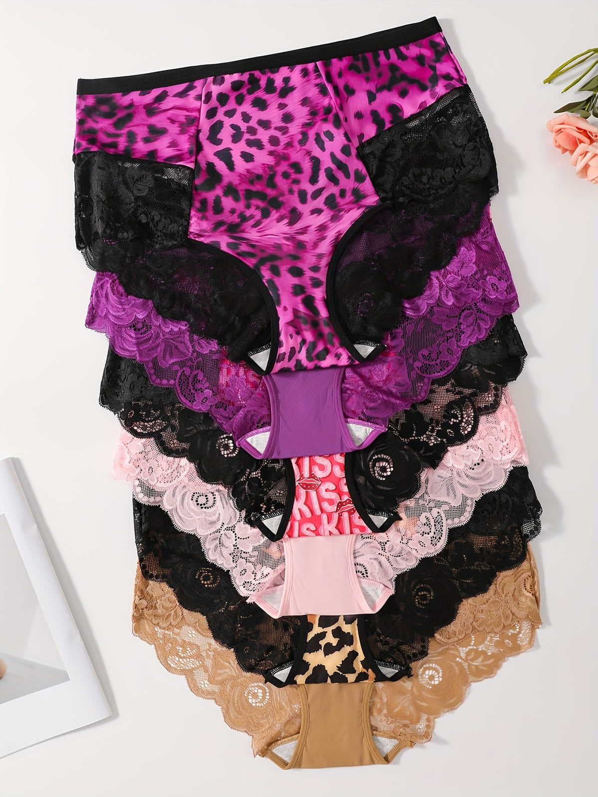 KissICON Curve Panties 6pack Comfy Spliced