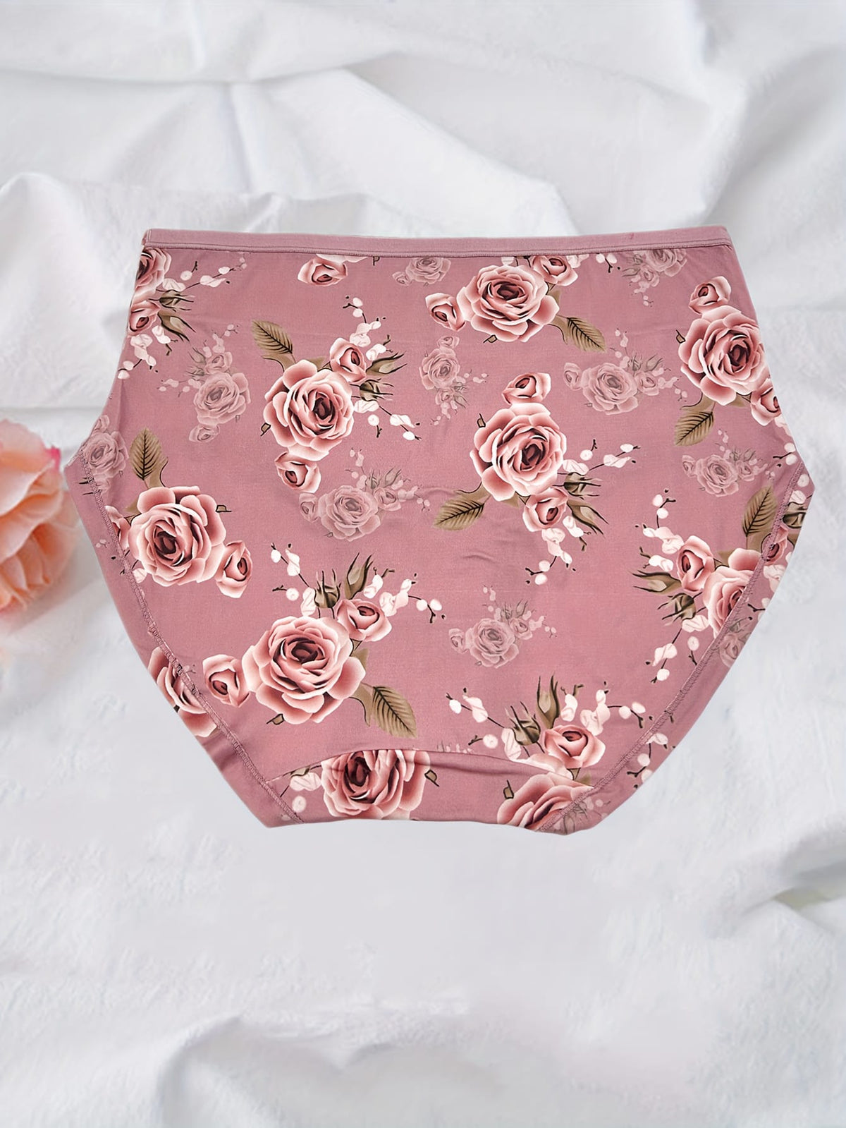 KissICON Curve Rose Print Soft Briefs – 6pack