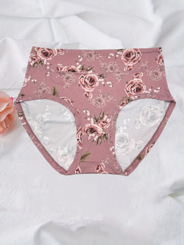 KissICON Curve Rose Print Soft Briefs – 6pack