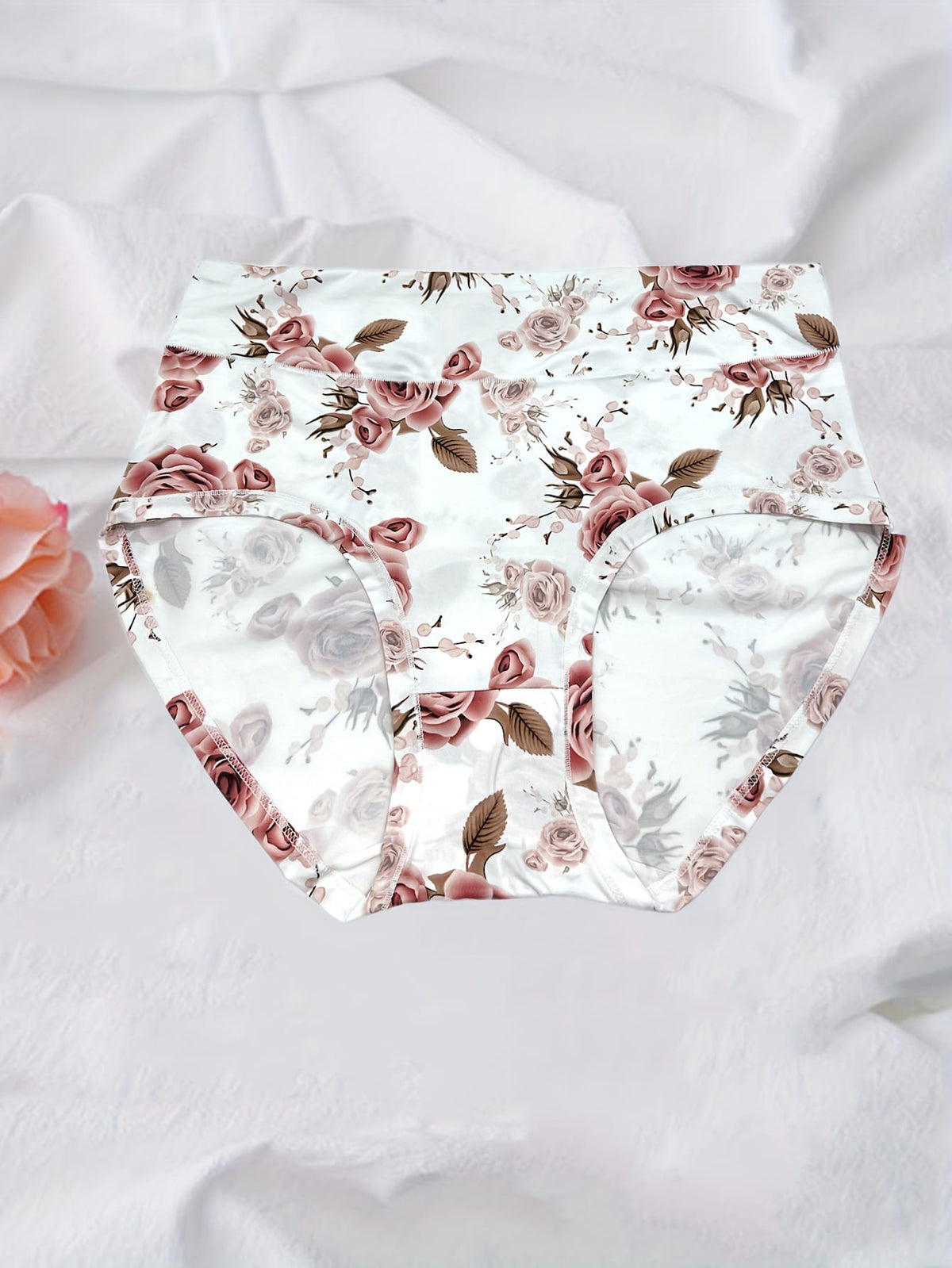 KissICON Curve Rose Print Soft Briefs – 6pack